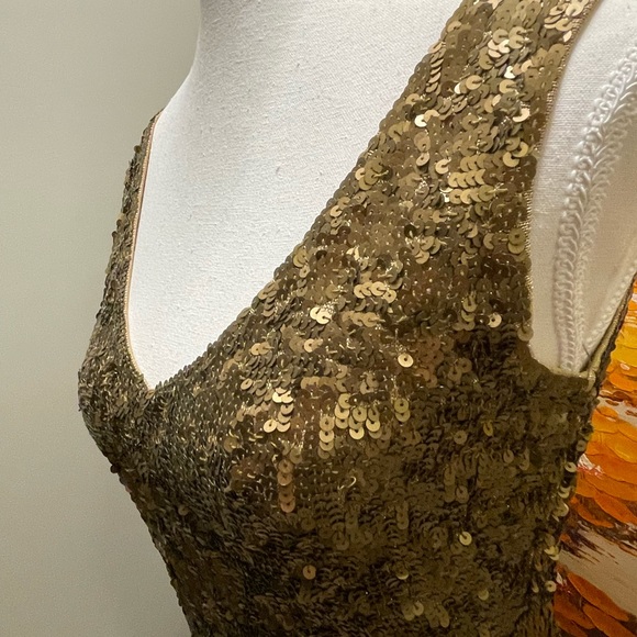 Donna Karan NY Sequined Body Con Dress - Picture 9 of 9